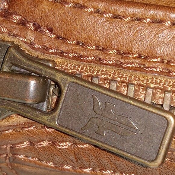 Frye Carson Women's Hidden Wedge Brown Leather Bootie Zip 5.5 - Picture 5 of 13